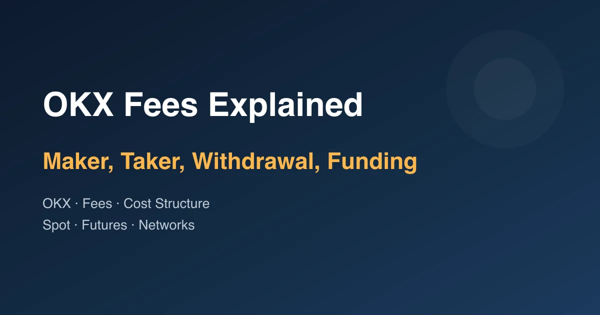 OKX Fees Explained: Maker, Taker, Withdrawal, and Funding Costs