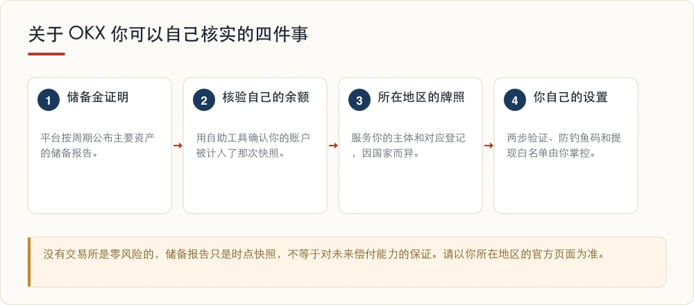 关于 OKX 你可以自己核实的四件事
