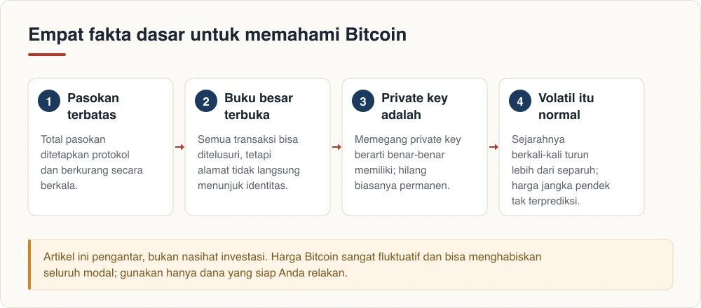 Empat fakta dasar untuk memahami Bitcoin