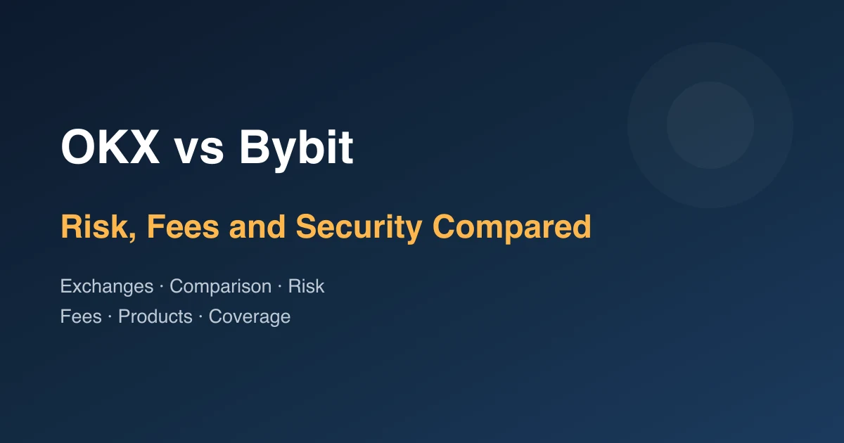 OKX vs Bybit: Beginner Comparison for Risk, Fees, and Security