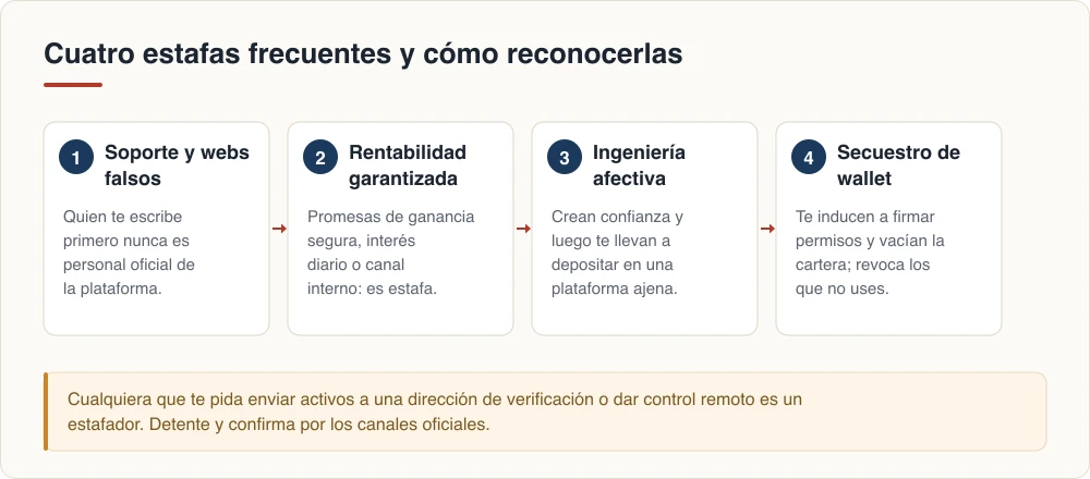 Cuatro estafas frecuentes y cómo reconocerlas